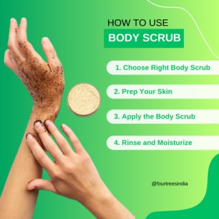 how to use body scrub