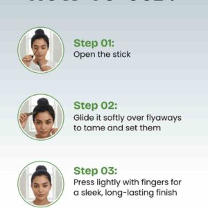 how to use hair finishing stick