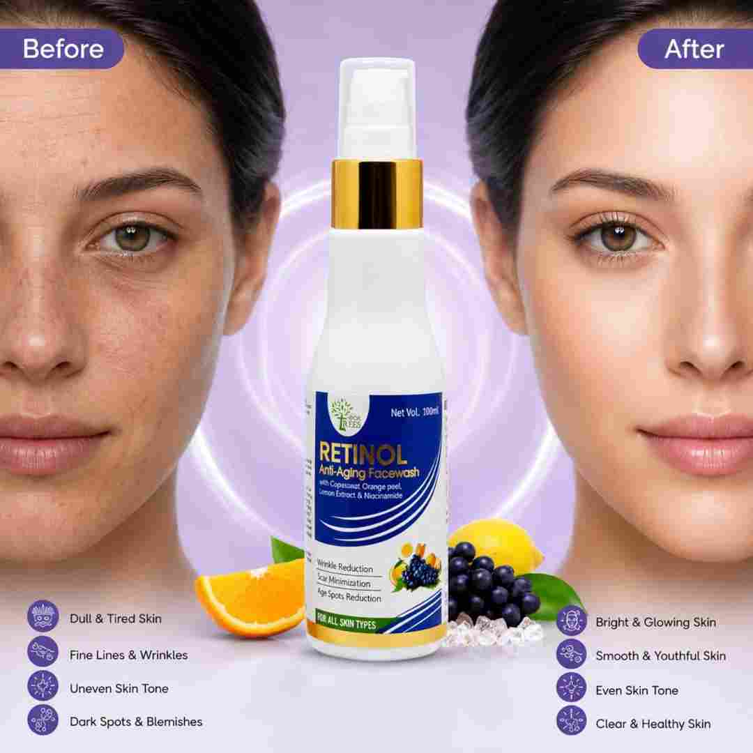 anti aging retinol face wash