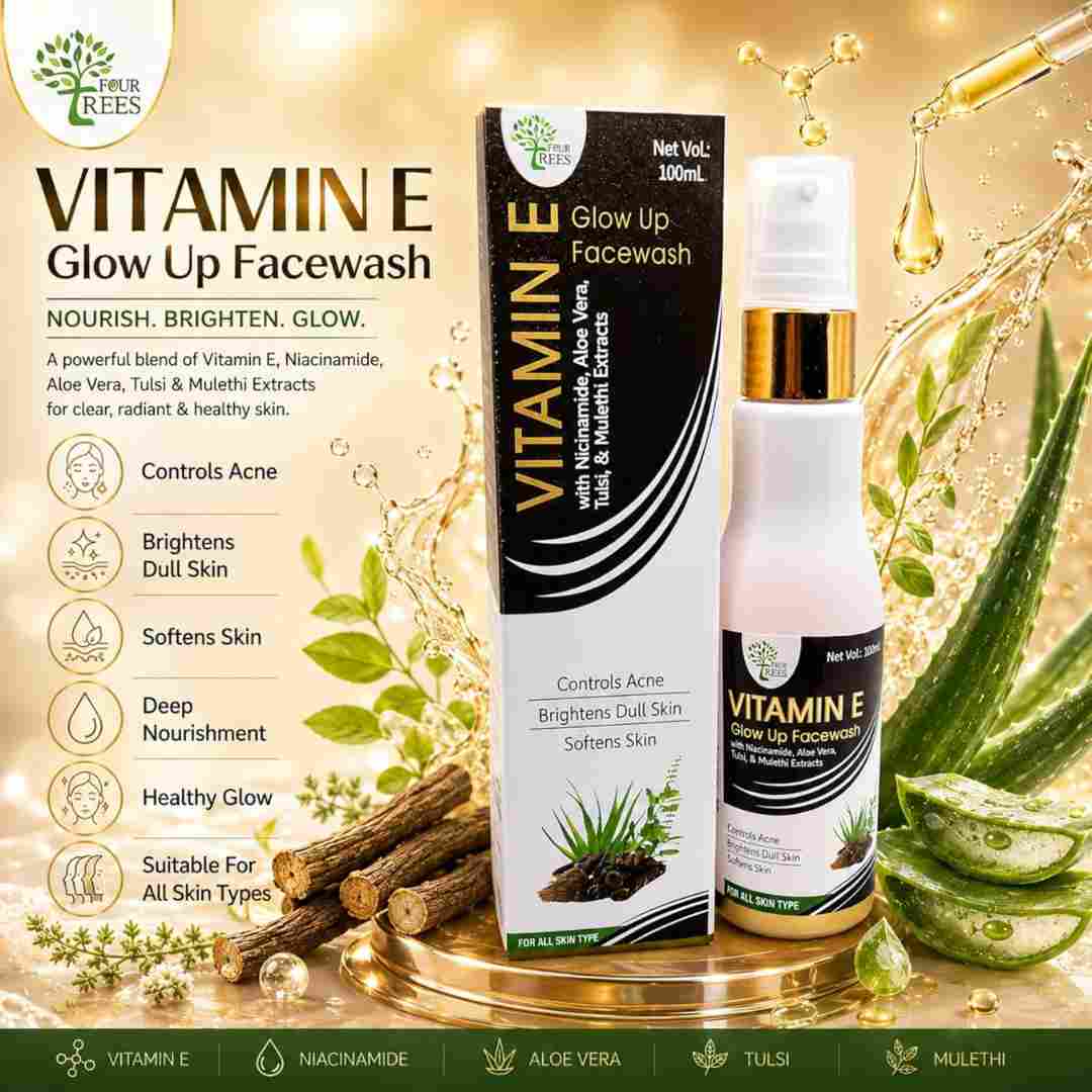 vitamin e face wash