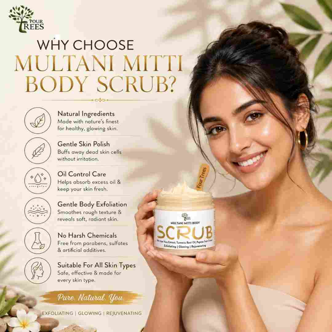 four trees body scrub
