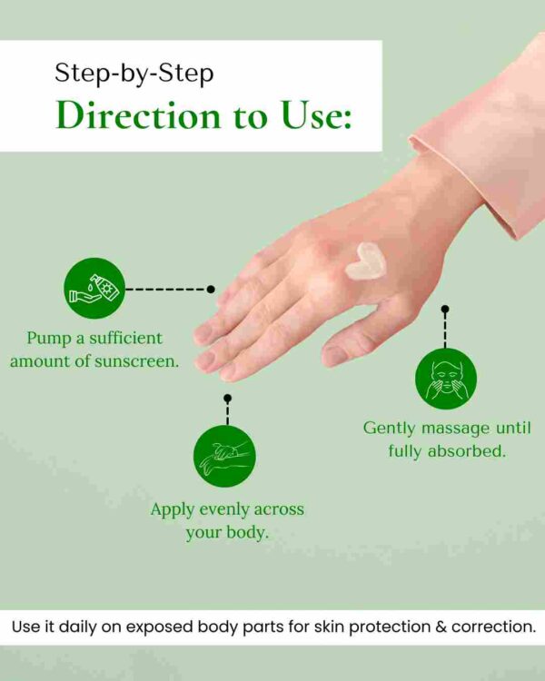 how to use sunscreen body lotion spf 50