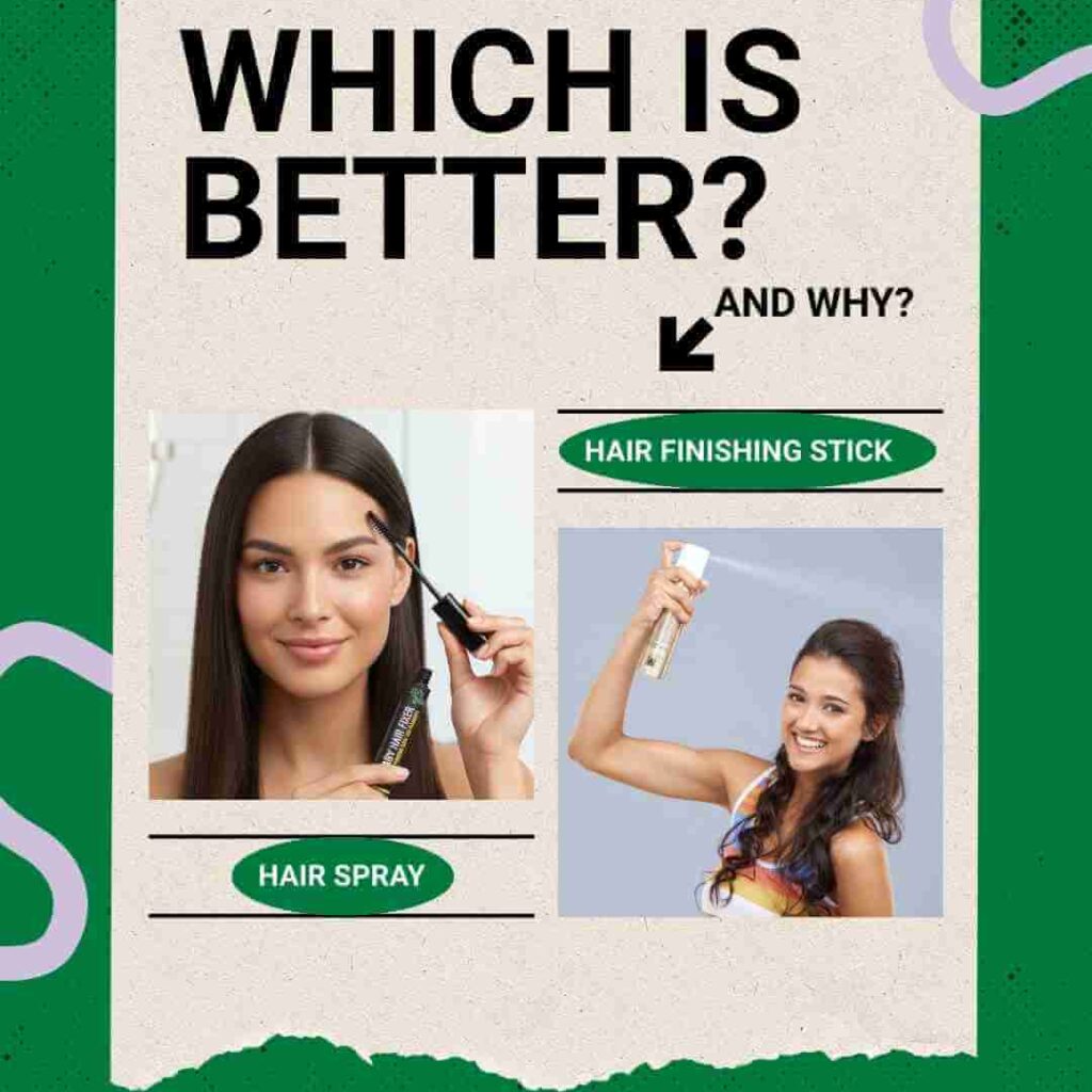 Hair Finishing Stick for Flyaways vs Hair Spray