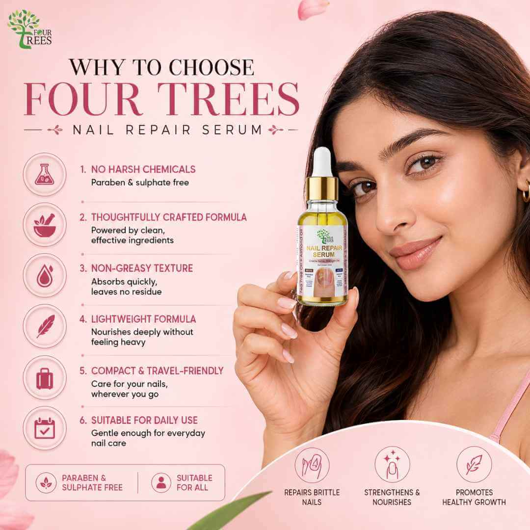 four trees nail repair serum